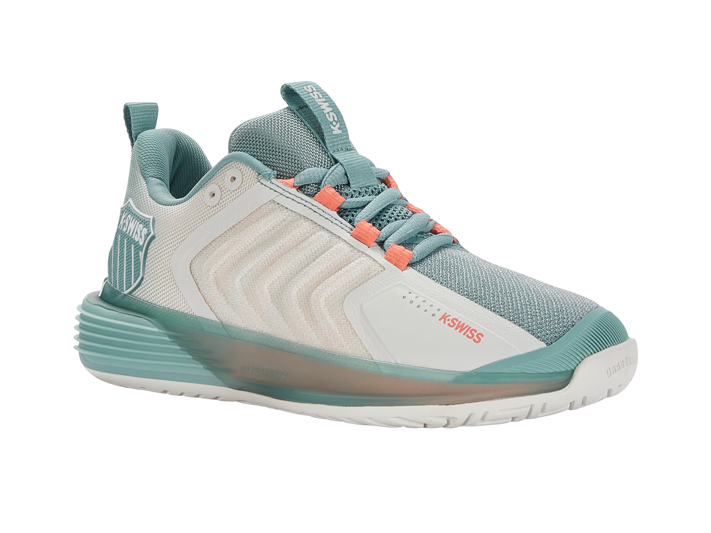 ULTRASHOT 3 Running Shoes - 96988 143 M | White/Nile Blue/Desert Flower Color Options | Lightweight & Breathable for Jogging, Gym Workouts & Daily Wear