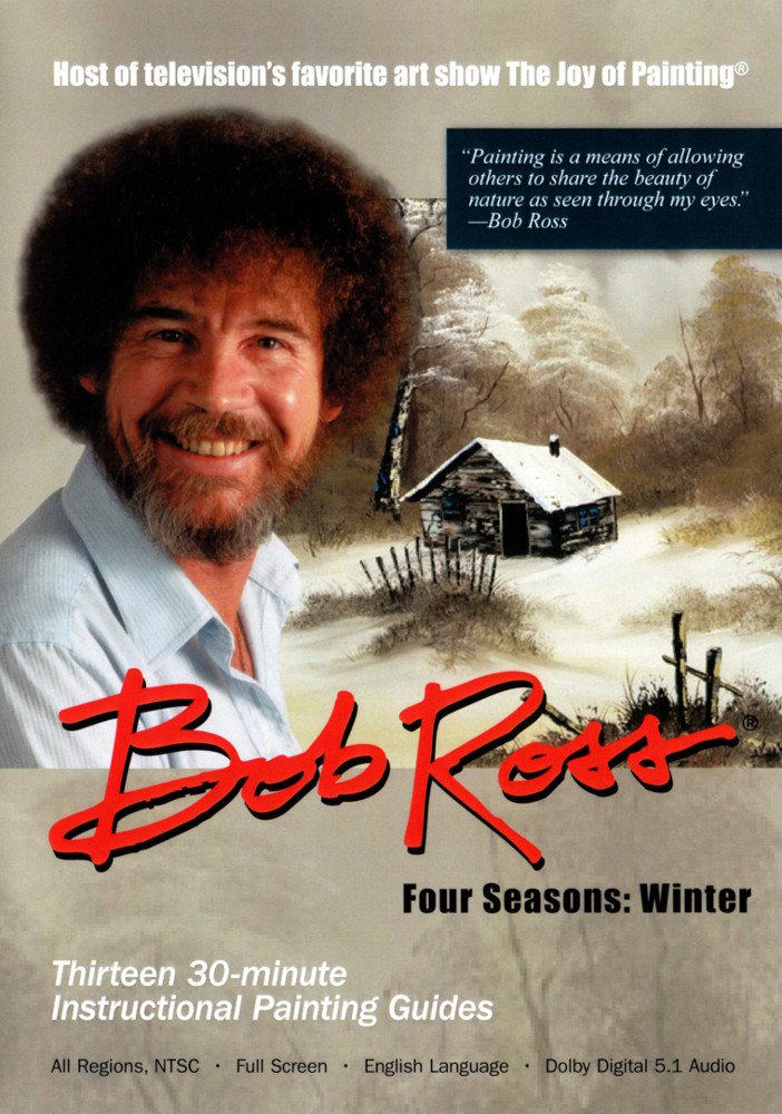 Bob Ross The Joy of Painting: Winter Collection Art Set - Complete Oil Painting Kit for Beginners & Artists - Perfect for Holiday Gifts & Winter Landscape Painting