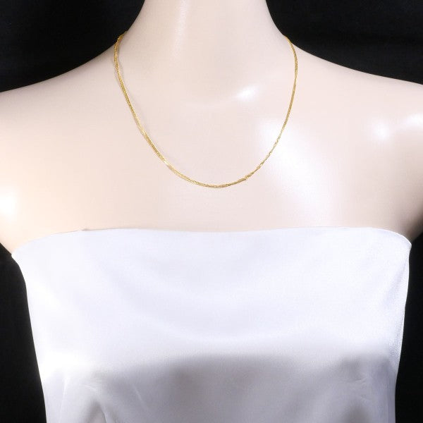 24K Yellow Gold Necklace for Women - Elegant 14K/18K/24K Real Gold Chain Necklace Jewelry Gift for Anniversary, Birthday, Valentine's Day - Perfect for Weddings, Parties & Special Occasions