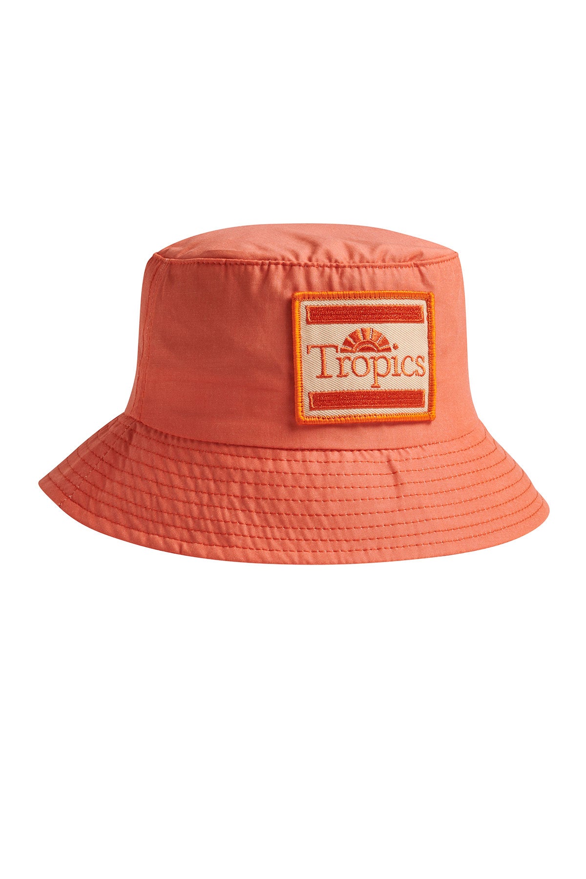 Seaesta Surf x Leah Bradley Bucket Hat with Tropics Patch - Stylish Sun Protection for Beach, Surfing & Outdoor Adventures