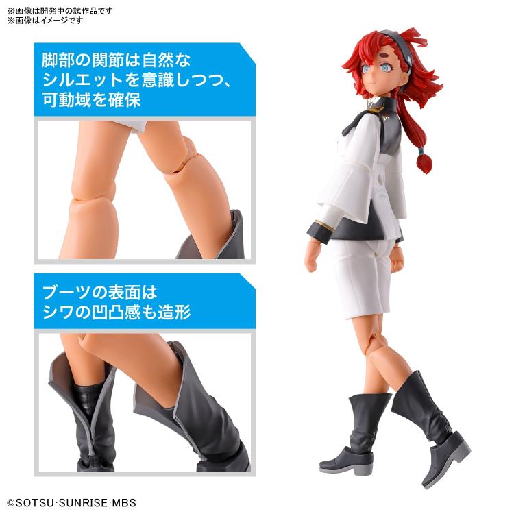 Figure Rise Standard Gundam The Witch From Mercury Suletta Mercury Model Kit - HG 1/144 Scale Anime Action Figure for Collectors & Hobbyists - Perfect for Display, Gifts & Anime Enthusiasts