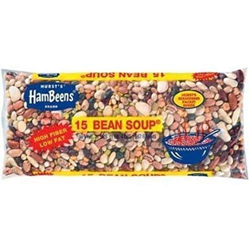 Hurst's HamBeens 15 Bean Soup Mix with Seasoning Packet - 8 Pack (20 oz Bags) | Dried Beans for Hearty Soups, Stews & Chili | Perfect for Family Dinners & Meal Prep
