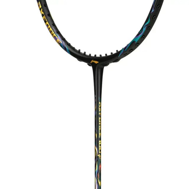 Li Ning Axforce 100 Black/Gold Badminton Racket - Prestrung Professional Badminton Racquet for Advanced Players | Perfect for Tournaments & Training | Made in China