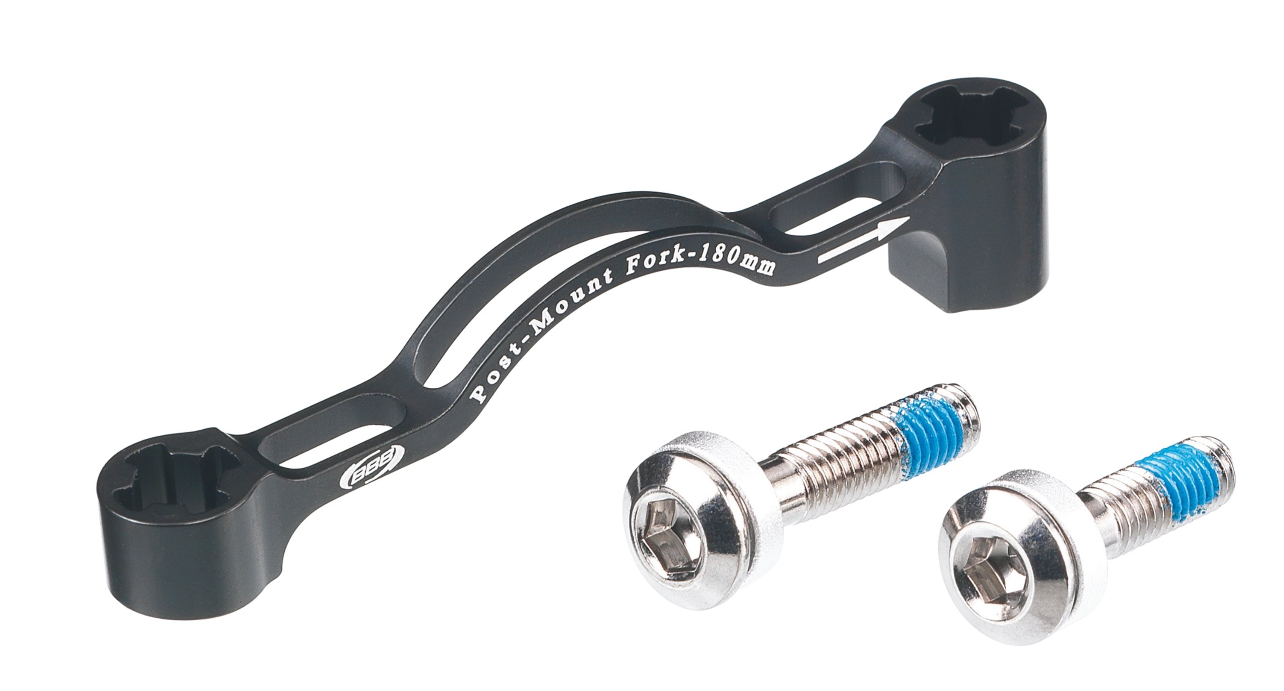 BBB Bicycle Disc Brake Power Mount 180MM BBS-91 201031 - High-Performance Bike Brake System for Mountain & Road Bikes - Perfect for Trail Riding, Commuting & Cycling Adventures