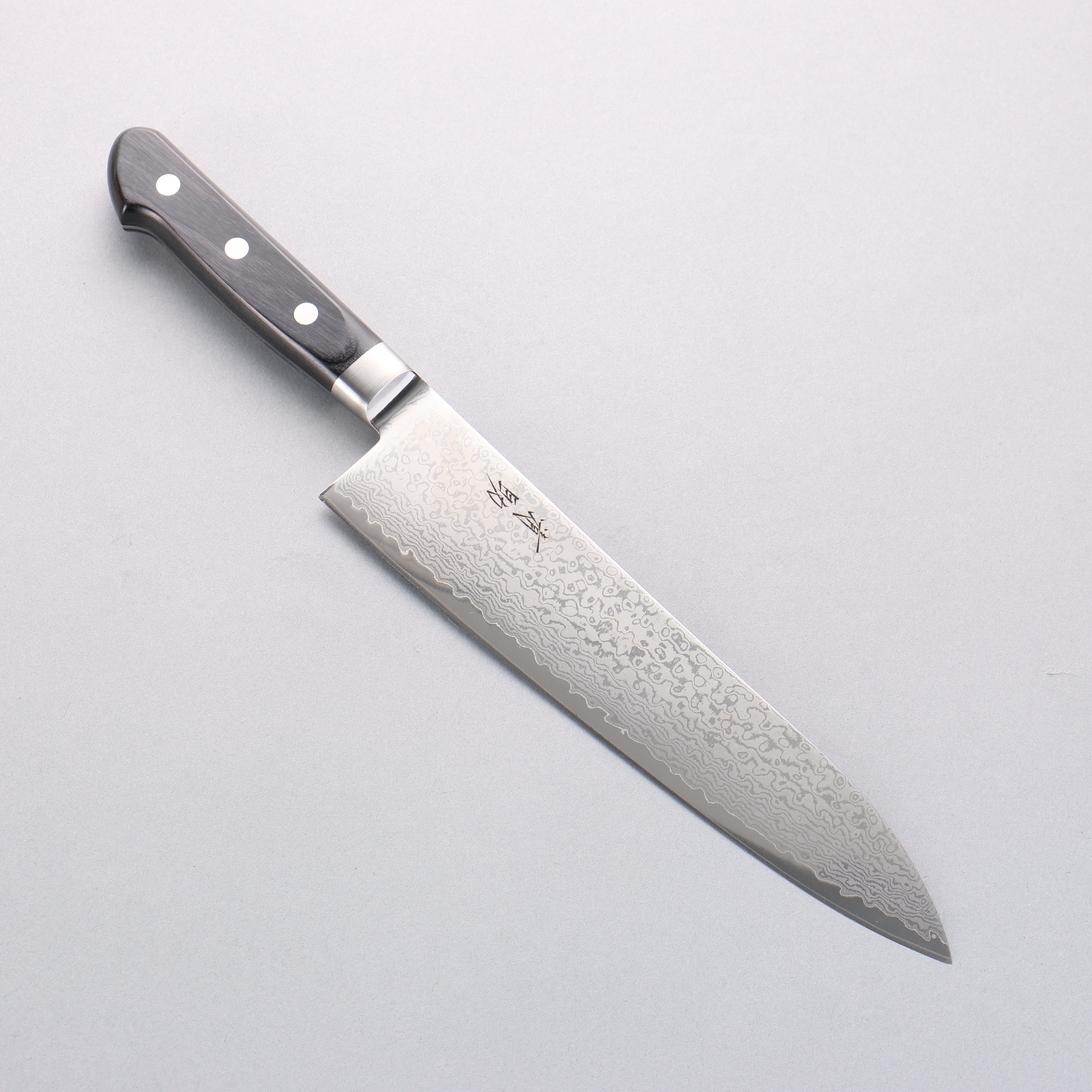Premium Seisuke VG10 33-Layer Damascus Gyuto Chef Knife 210mm - Black Pakkawood Handle - Japanese Kitchen Knife for Professional Chefs & Home Cooking, Sushi, Meat, Vegetables