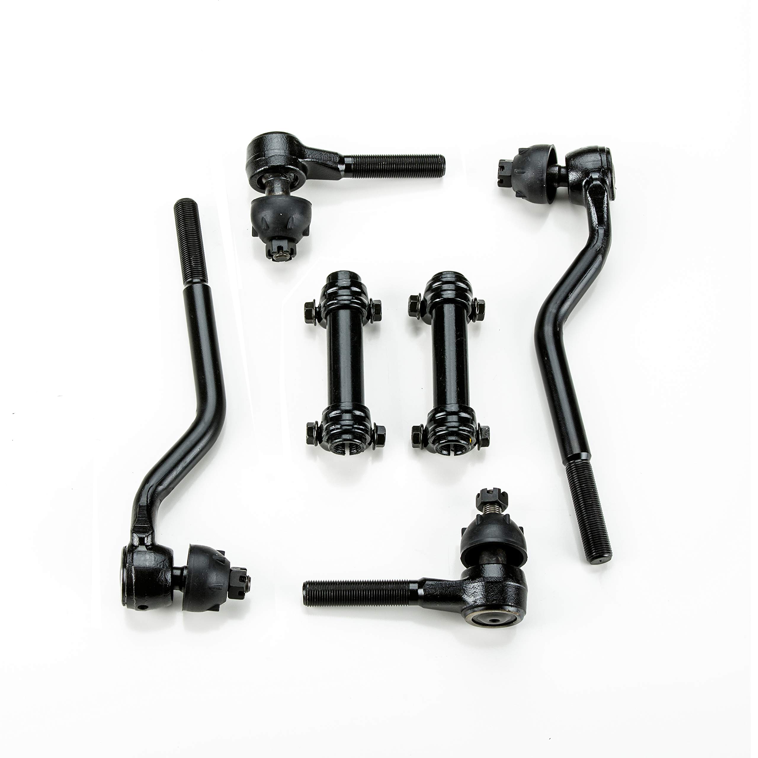 Premium Black Polyurethane Suspension Rebuild Kit - Idler Arm Bushing & Front End Components (30-Piece) | Fits Chevrolet Chevy II/Nova | OEM Replacement | Durable Performance for Rough Roads & Off-Road Driving