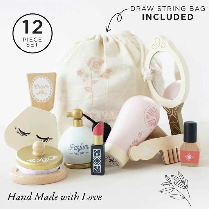 Star Beauty Makeup Bag - Waterproof & Spacious Cosmetic Organizer for Travel, Gym & Everyday Use | Perfect for Makeup Brushes, Skincare & Toiletries