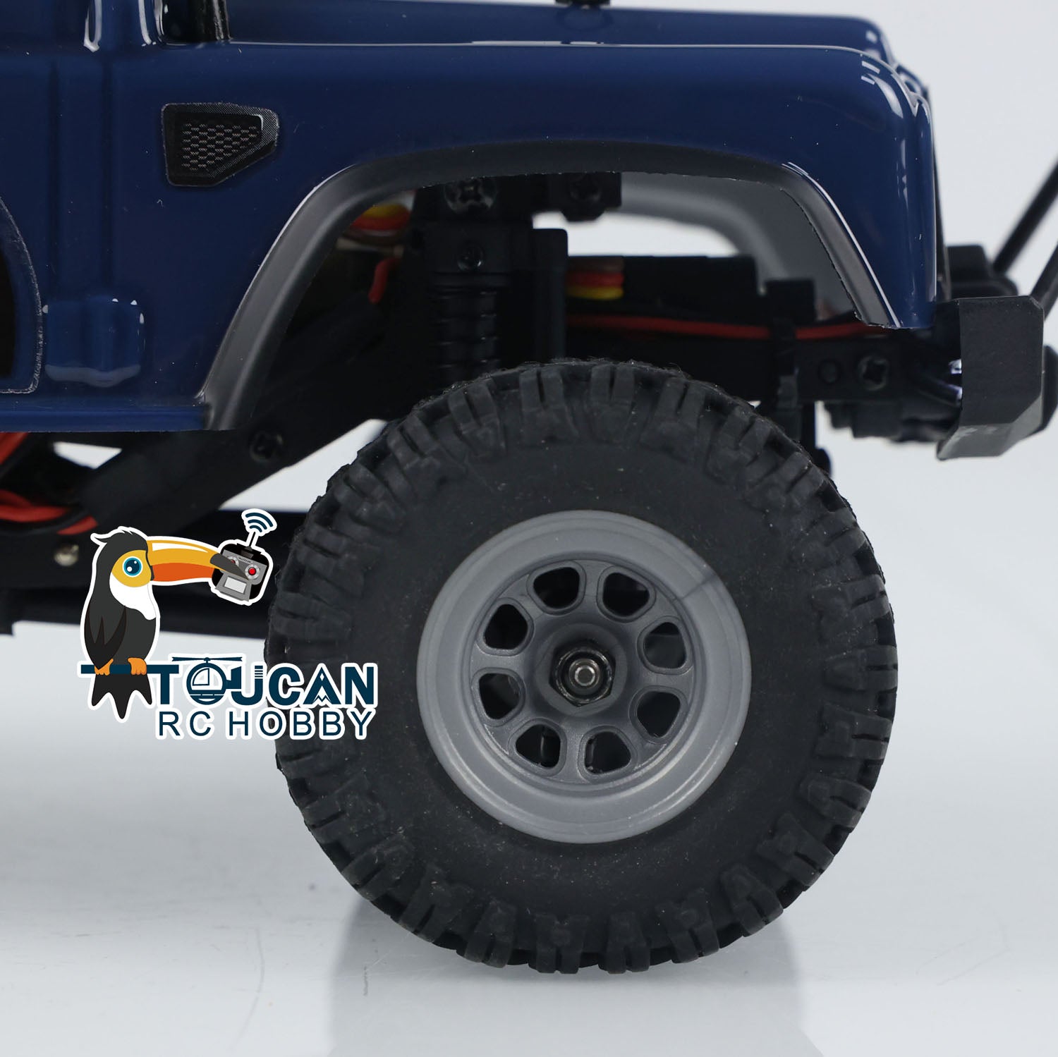 1/24 Scale Mini Remote Control Climbing Crawler Car - 4x4 4WD Off-Road RC Vehicle with Light & ESC - Electric Toy Car for Kids & Adults - Perfect for Indoor Crawling, Outdoor Adventures & RC Racing