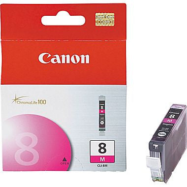 Canon CLI-8M Magenta Ink Cartridge - High-Quality Printer Ink for Canon Pixma Printers | Perfect for Home, Office & Photo Printing