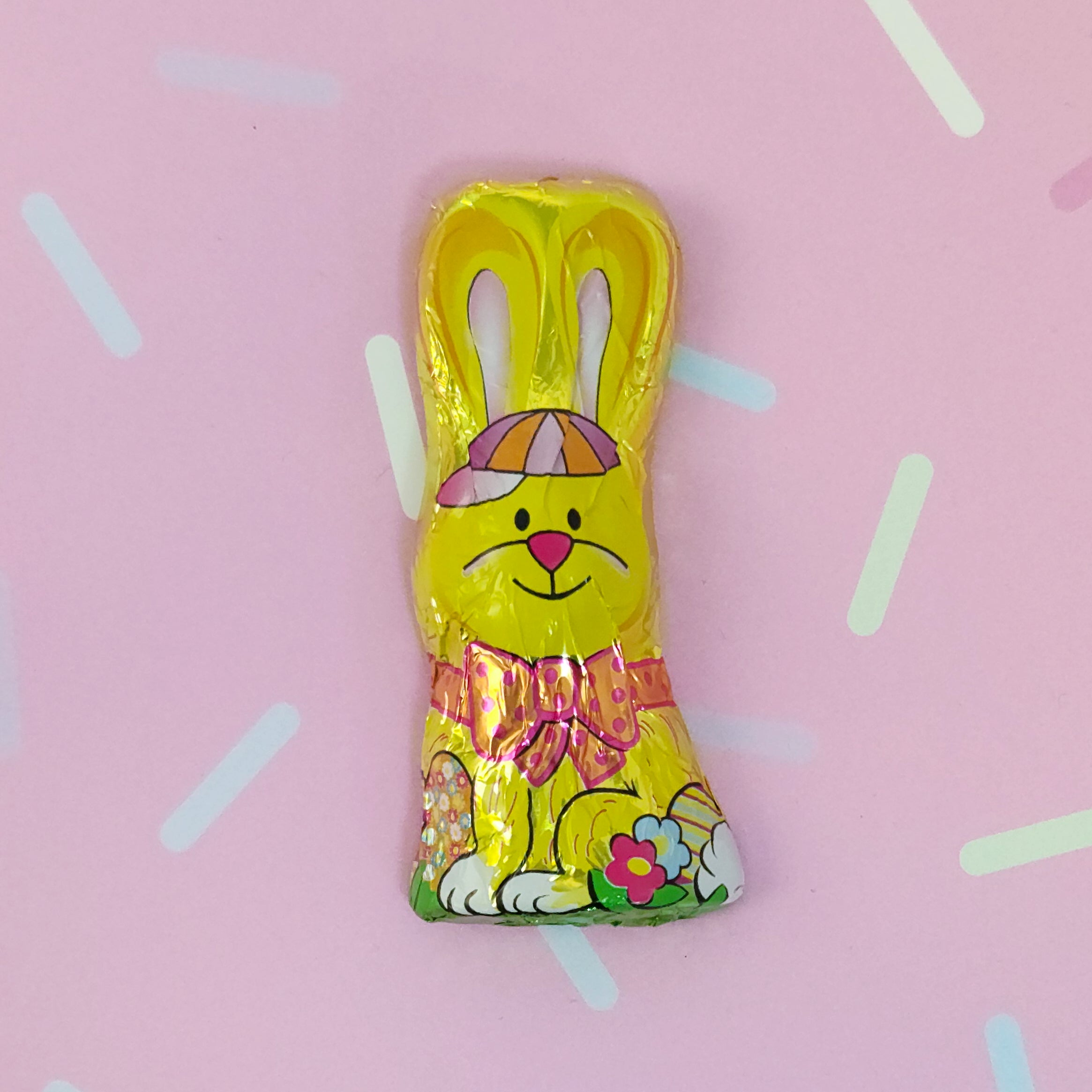 Happy Bunny Foil Balloon - Elegant Party Decorations for Birthdays, Baby Showers & Easter Celebrations