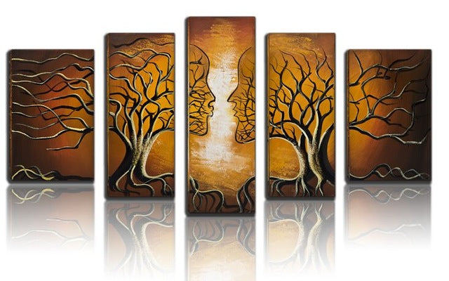 100% Hand Painted Oil Painting - High Quality Professional Artwork for Home Decoration - Ready to Hang with Matching Frame DM 0741 - Perfect for Living Room, Bedroom & Office Wall Decor
