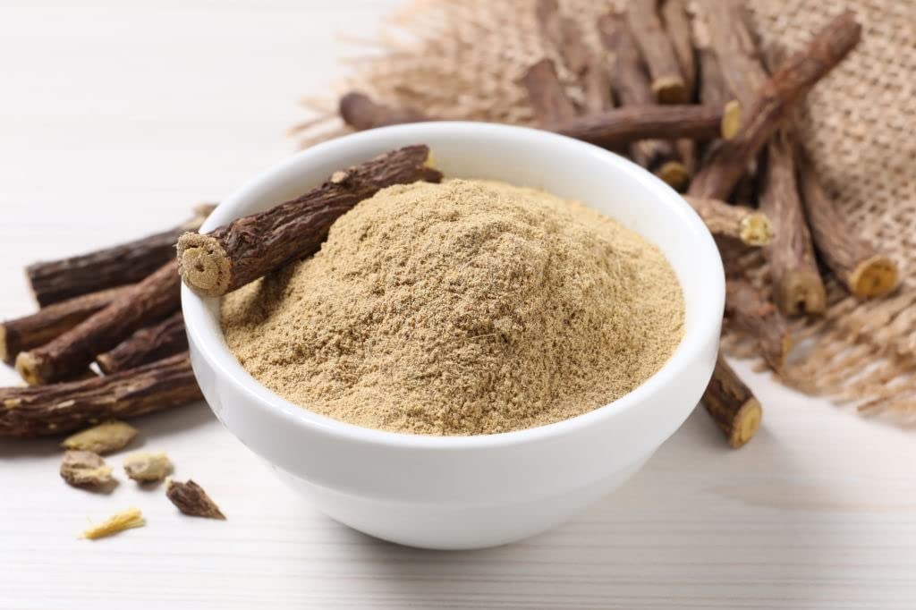 Organic Mulethi Powder (Licorice Root) for Skin Whitening & Brightening - 100g | Natural Yashtimadhu for Glowing Skin, Hair Care & Digestive Health | Herbal Remedy for Acne, Dark Spots & Hyperpigmentation | Perfect for DIY Face Masks, Hair Treatments & Herbal Tea