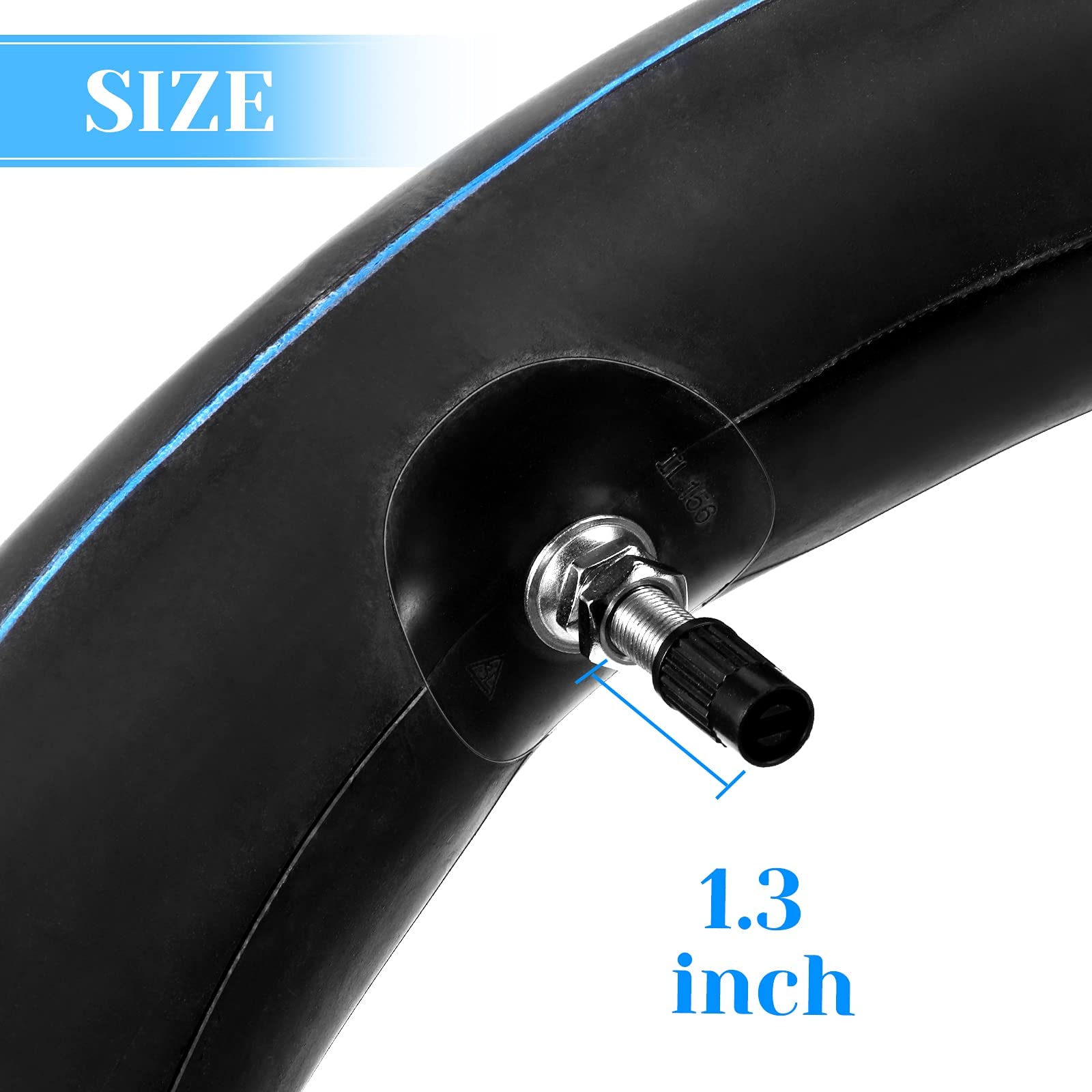 GARVEE 2-Pack 2.75/3.00-21 Motorcycle Inner Tube, 80/100-21 Dirt Bike Tube Replacement for CR250R CR450R CR500R XR200 XR250 YZ125 TTR230 TTR250 - Perfect for Off-Roading & Trail Riding