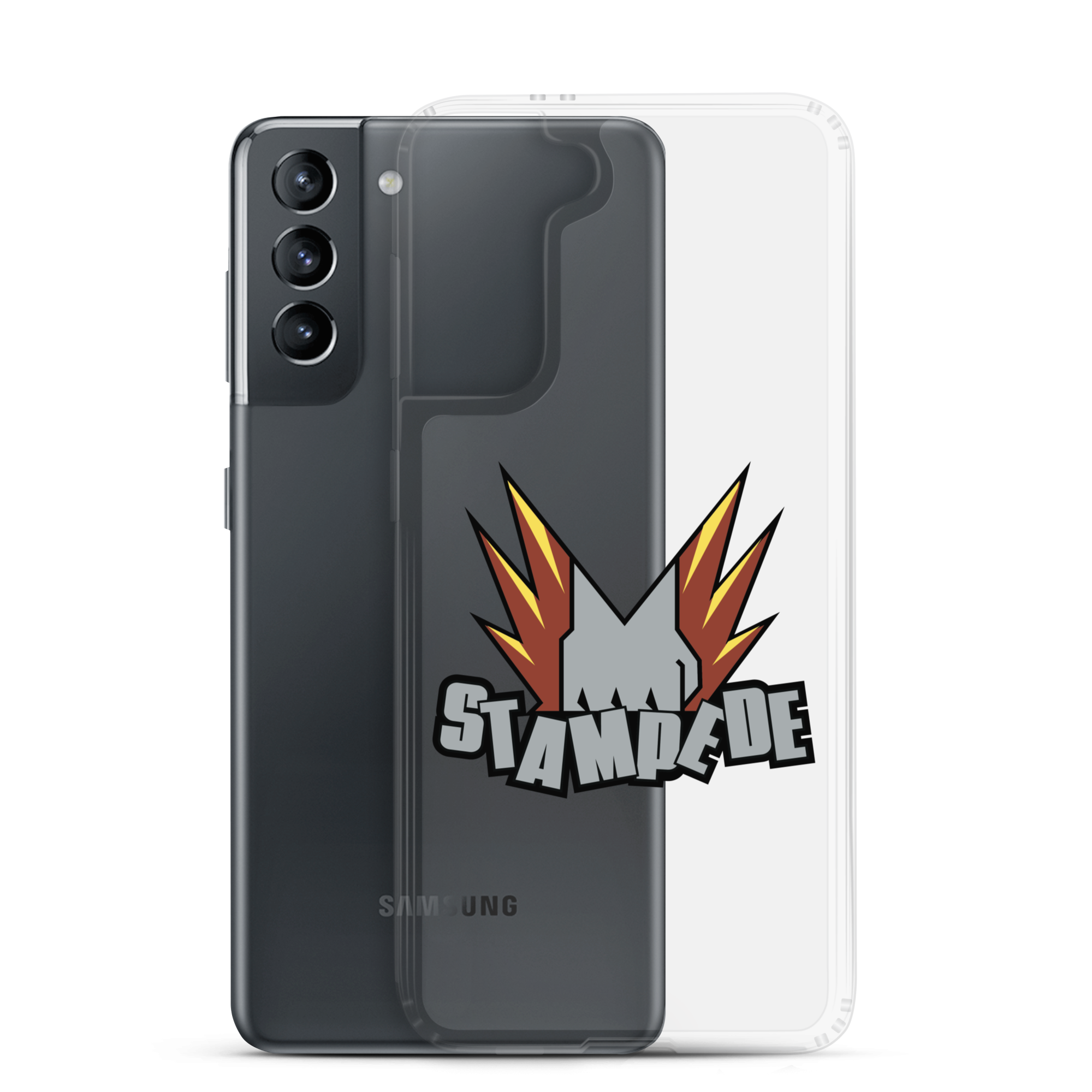 Zoo Jitsu Fighters Stampede Clear Protective Case for Samsung Galaxy - Durable Slim Cover for Everyday Use & Gaming Enthusiasts