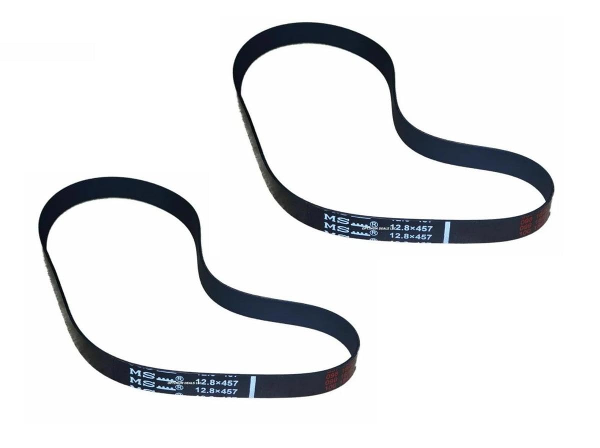 Hoover Windtunnel Vacuum Replacement Belts - 2 Pack Compatible with Models UH74100, UH74100M, UH71250, UH71255 - Replaces Part #562932001 - Perfect for Home Cleaning, Pet Hair Removal & Car Detailing