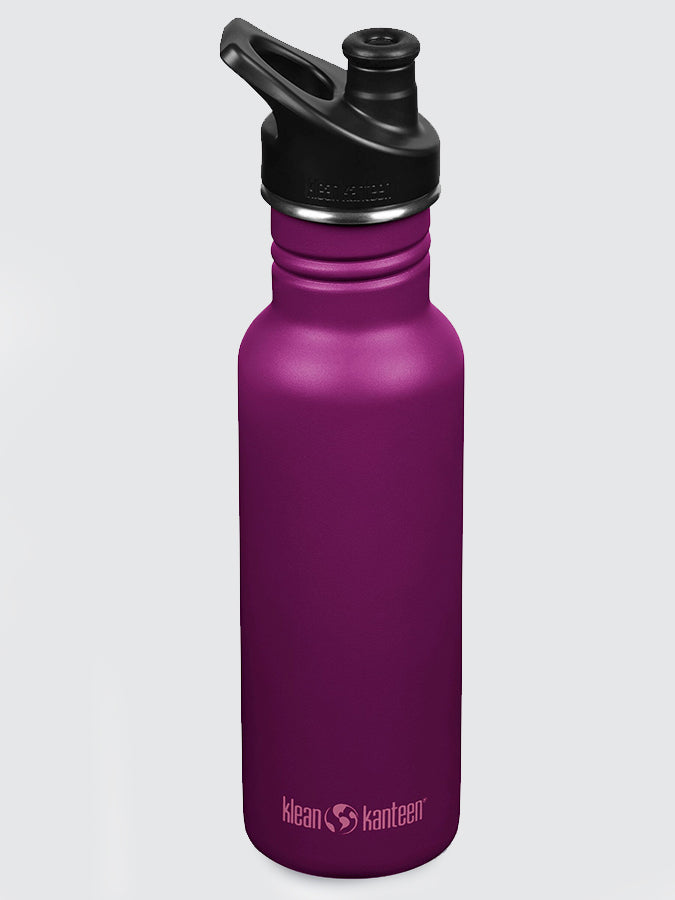 Klean Kanteen Classic Stainless Steel Water Bottle 18oz (532ml) - BPA Free, Leak Proof, Eco Friendly Reusable Bottle for Hiking, Gym, Office & Outdoor Activities
