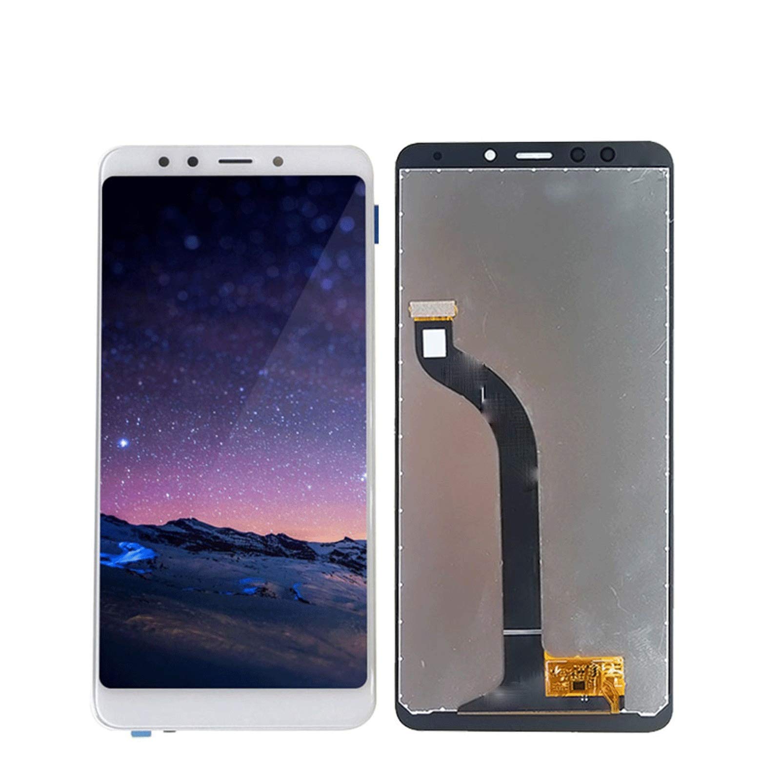 Xiaomi Redmi 5 / Redmi 5 Plus LCD Digitizer Screen Replacement - White Color No Frame (Tested & Compatible) | Perfect for DIY Phone Repair, Cracked Display Fix, and Touch Screen Replacement