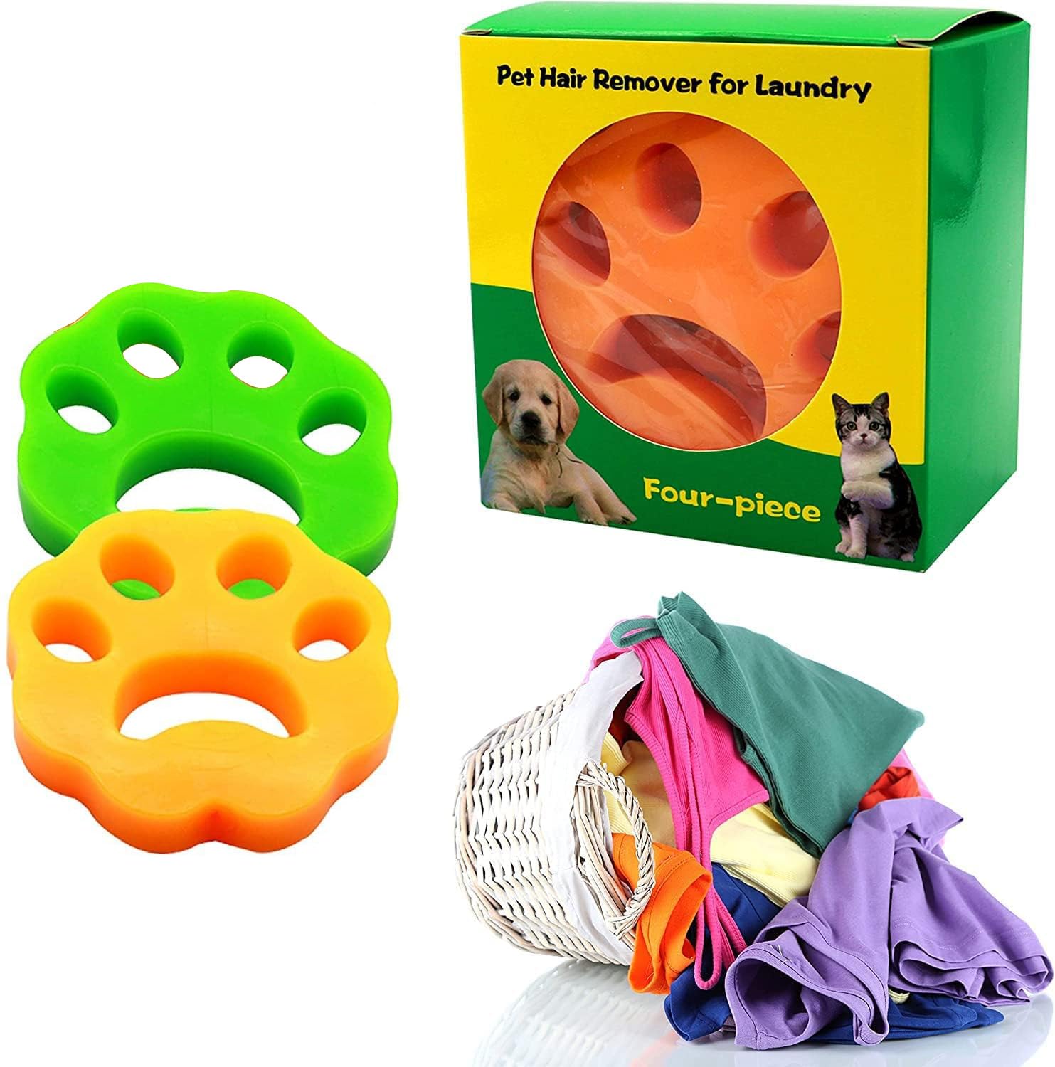 Pet Hair Remover for Laundry - Washable Lint Catcher for Dog & Cat Hair, Fleece & Fur Trap - Perfect for Laundry, Clothes, Blankets & Pet Beds