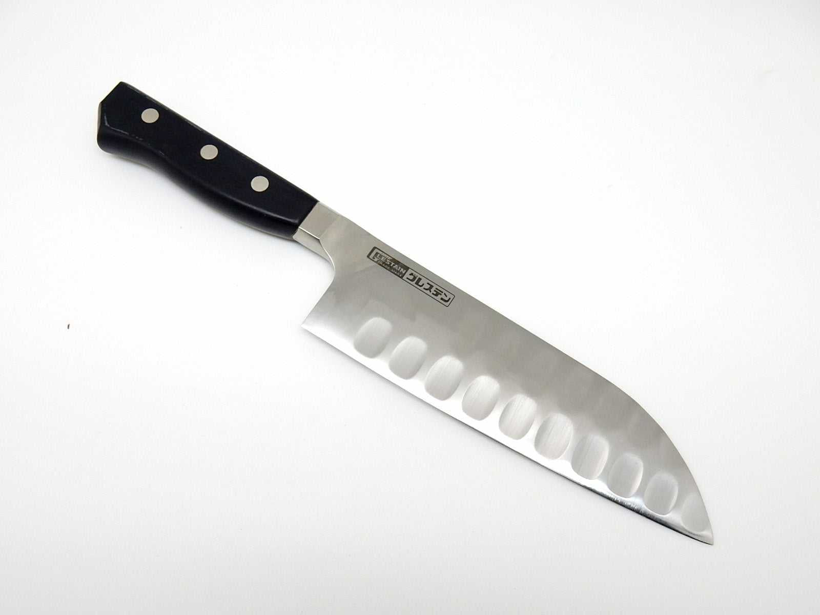 Glestain Professional Santoku Knife - K Series Stainless Steel with Dimple Blade Technology | Perfect for Slicing, Dicing & Chopping Vegetables, Meat & Fish