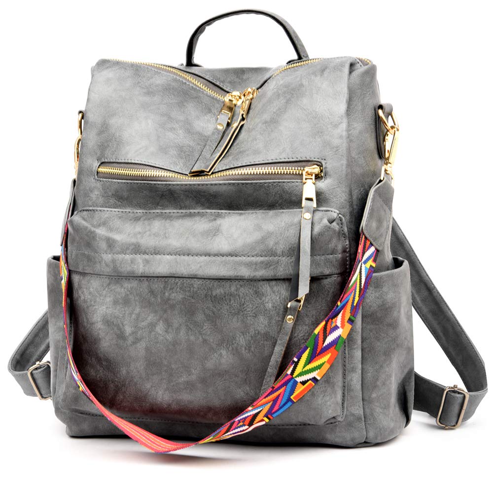 Stylish Women's Convertible Backpack Purse - Multipurpose Fashion Shoulder Bag for Travel, Work & Daily Use | Durable Satchel Handbag with Adjustable Straps