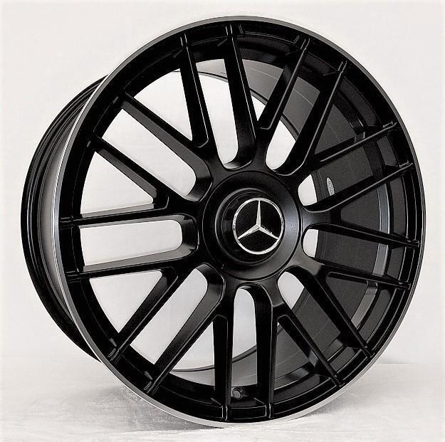 18x8.5 Inch 5x112 Bolt Pattern Alloy Wheels for 2013-2015 Mercedes GLK250 - Premium Replacement Rims for Off-Road & Urban Driving