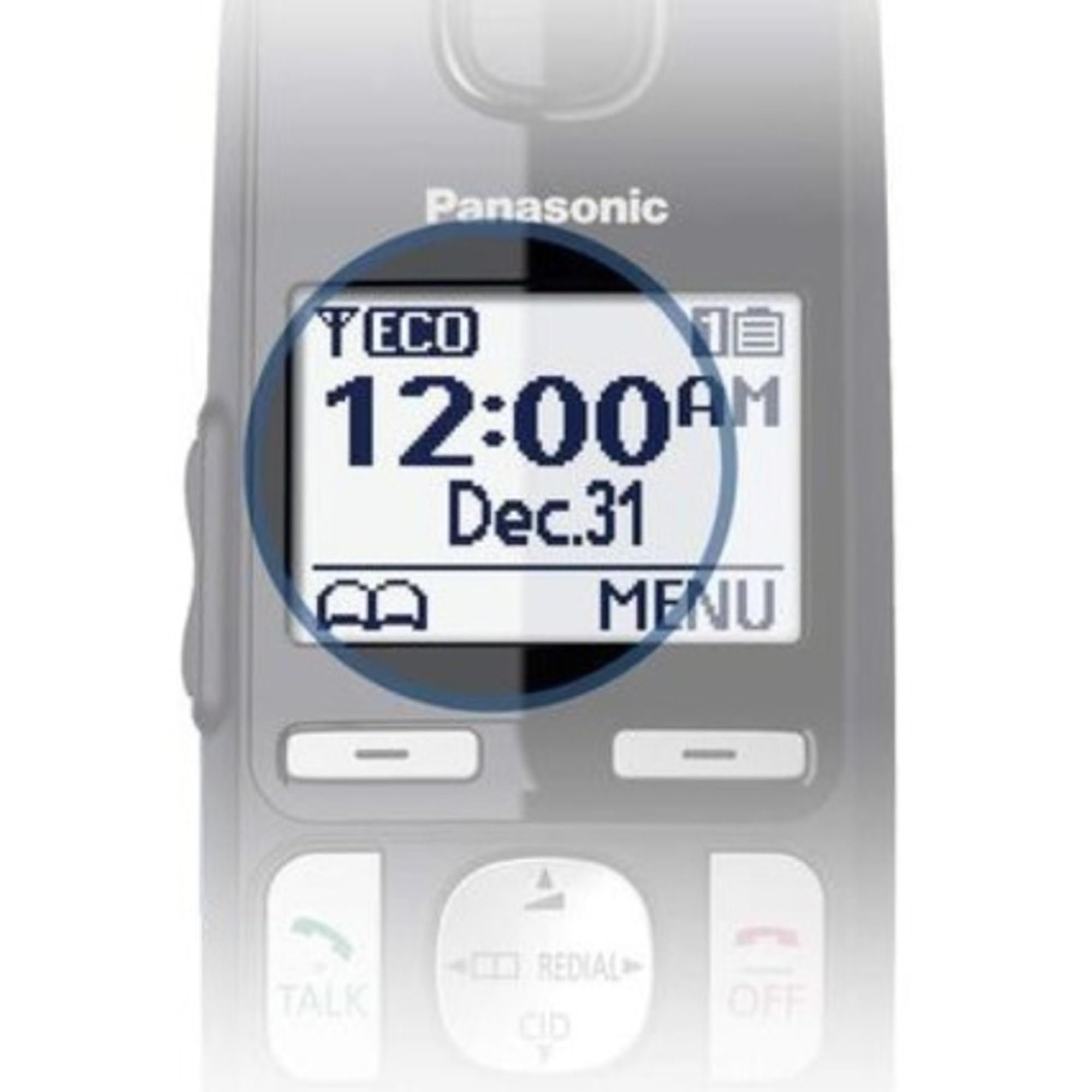 Panasonic KX-TGE432B DECT 6.0 Expandable Cordless Phone System with Answering Machine & Call Blocking - 2 Handsets (Black) - Ideal for Home & Office Communication