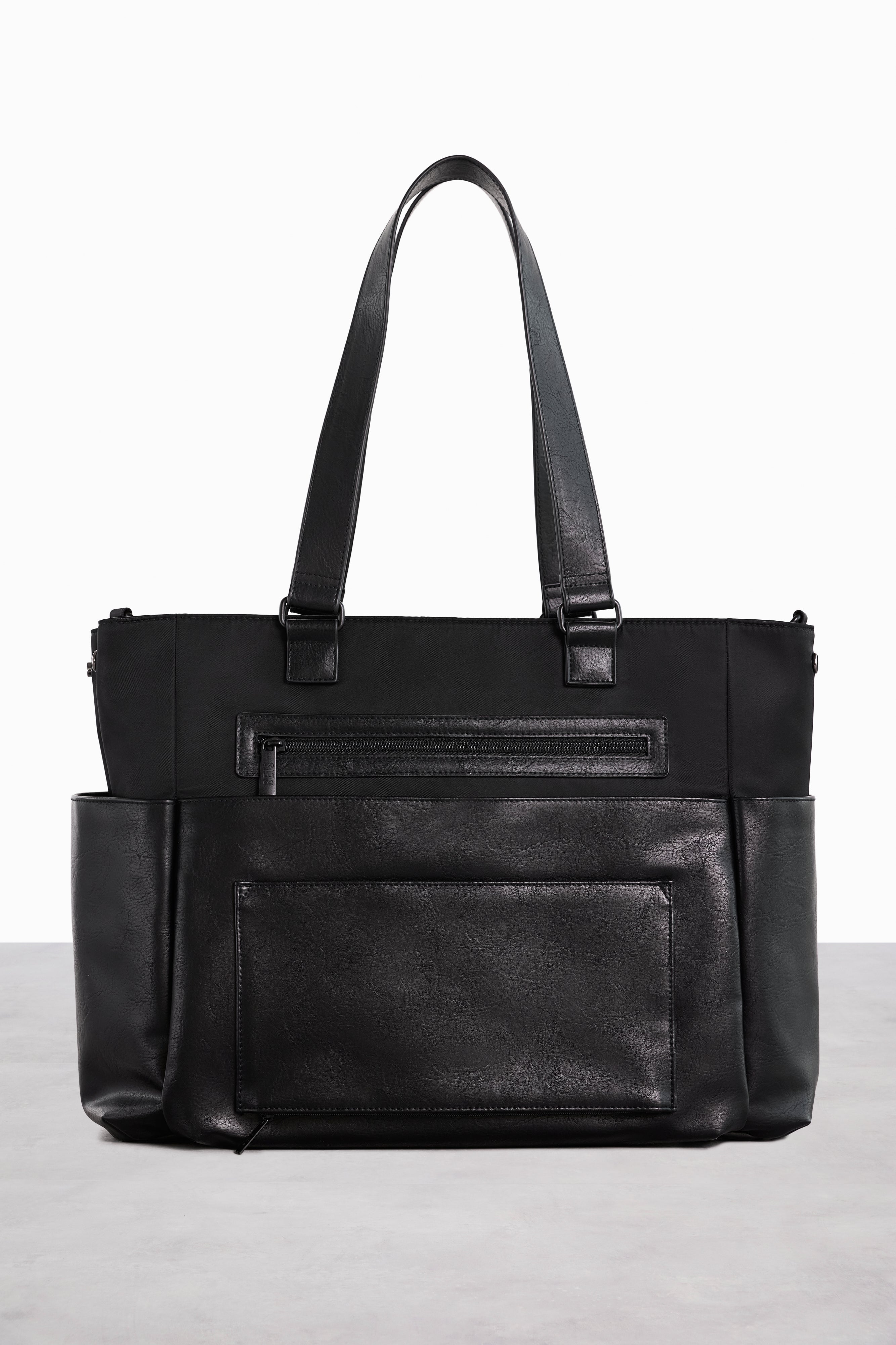 Premium Black Diaper Bag for Moms - Large Waterproof Baby Bag with Insulated Bottle Pockets & Changing Pad - Perfect for Travel, Daycare & Outings
