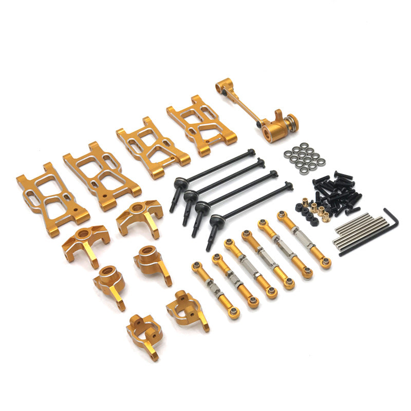WLTOYS 1/14 & 1/12 Scale RC Car Upgrade Kits - Metal Parts for 144010, 144001, 144002, 124017, 124016, 124018, 124019 Models - Perfect for Off-Road Racing & DIY RC Car Customization