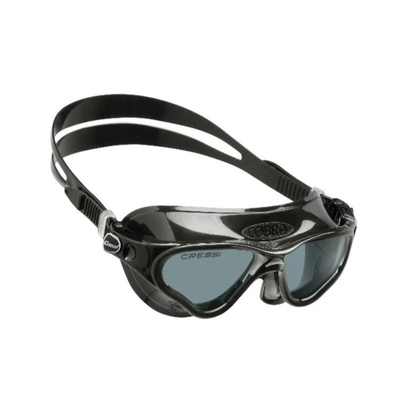Cressi COBRA Anti-Fog Scuba Diving Goggles - UV Protection & Comfort Fit for Snorkeling, Swimming, and Underwater Adventures