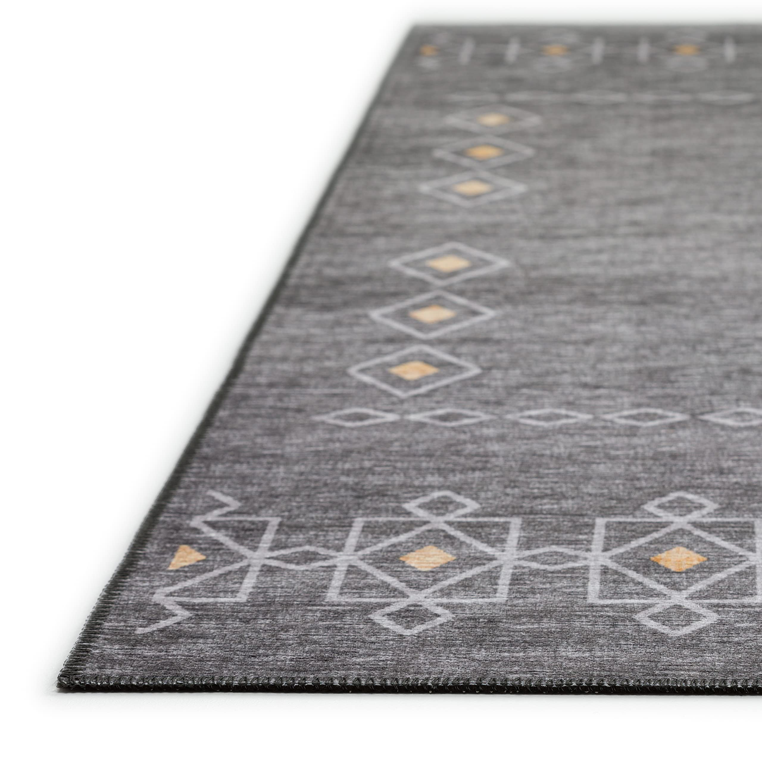Addison Rugs Yuma AYU33 Gray 9' x 12' Area Rug - Soft Modern Living Room Carpet for Home Decor, Bedroom, Office | Durable & Stylish Floor Covering