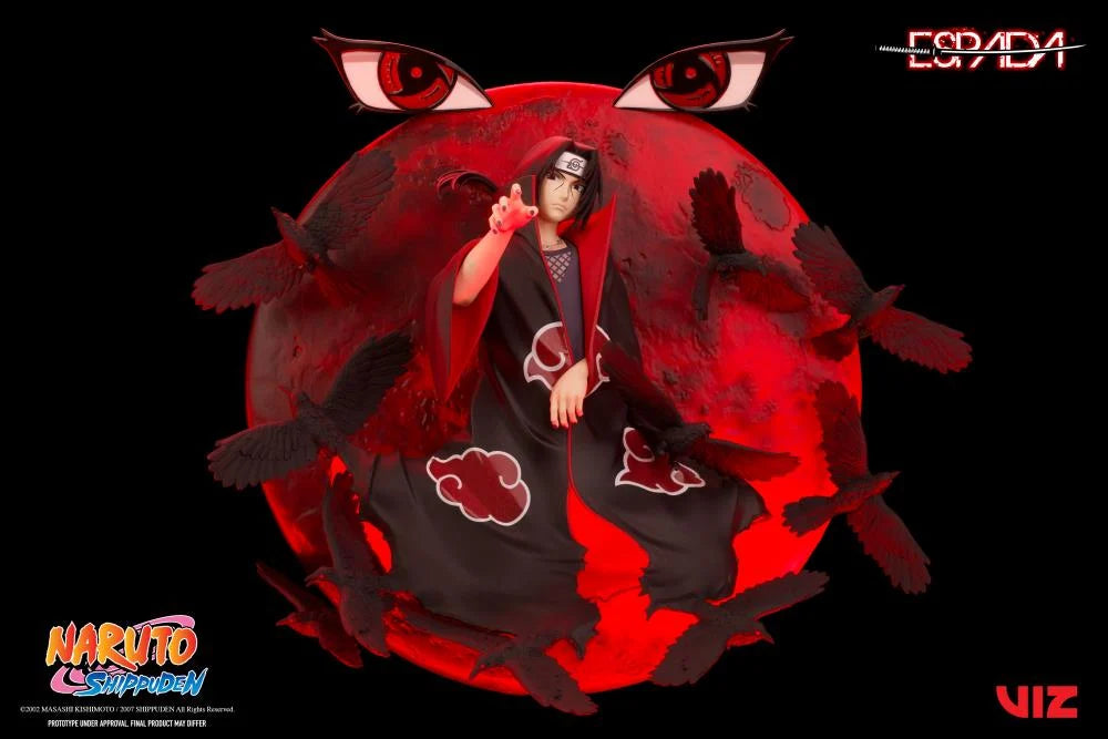 1/8 Scale Itachi Uchiha Wall Statue Figure from Naruto Shippuden - Anime Collectible for Home Decor, Office Display & Gift for Anime Fans