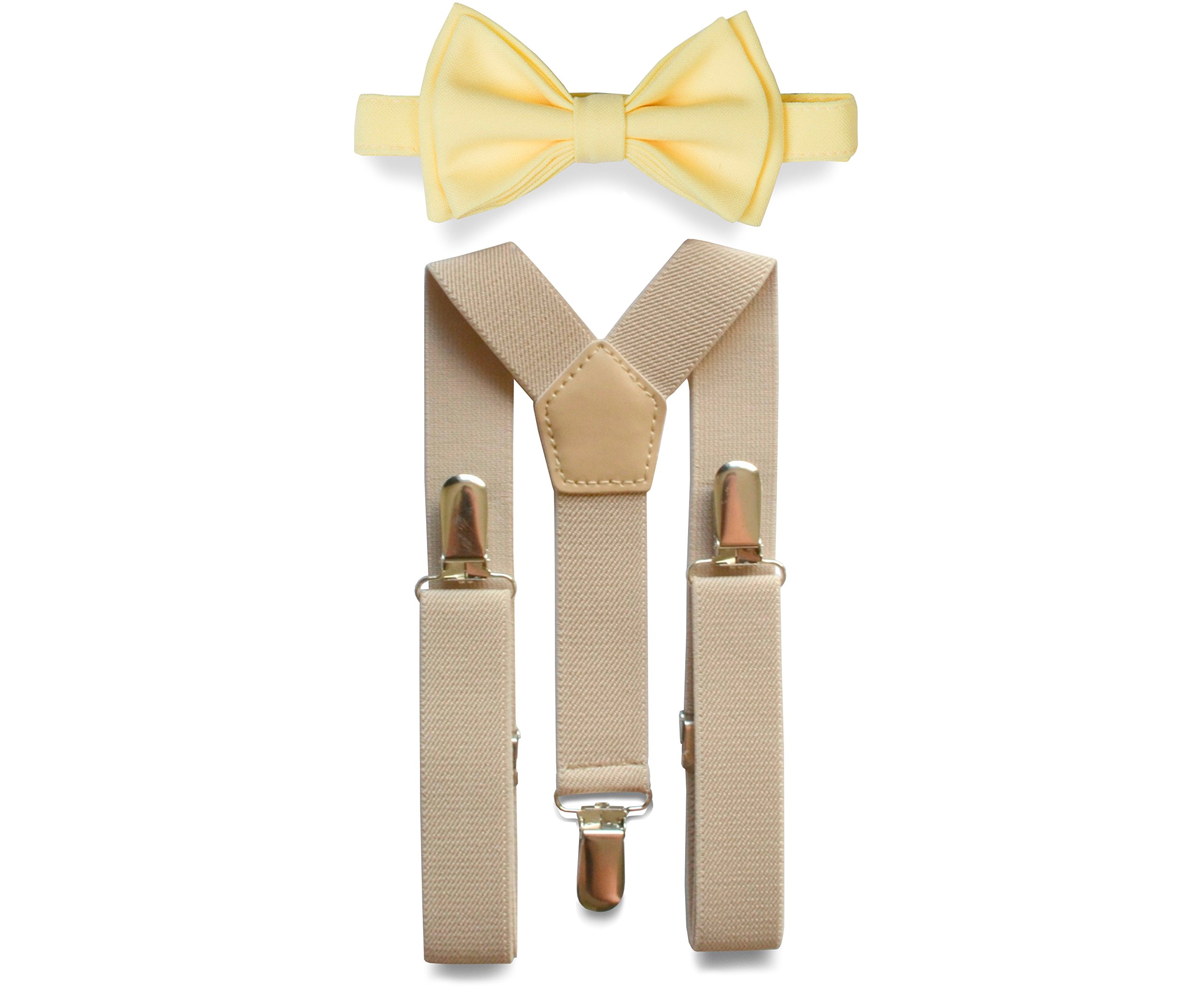 Stylish Baby & Toddler Suspenders with Bow Tie Set for Boys, Teens & Men - Perfect for Weddings, Parties & Formal Events