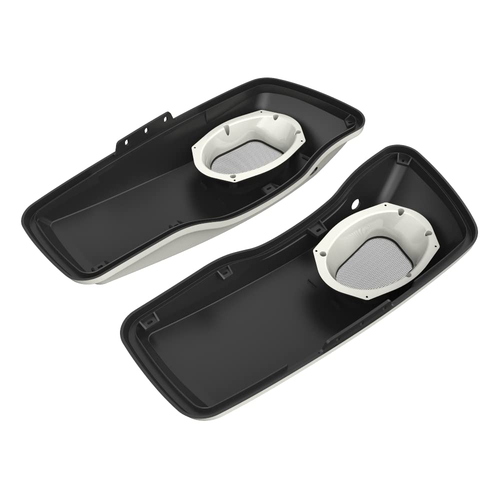 Premium 6X9 Saddlebag Speaker Lids for 2014+ Harley Davidson Touring Bikes - Color Matched Replacement Covers - Perfect for Road Trips & Custom Audio Upgrades