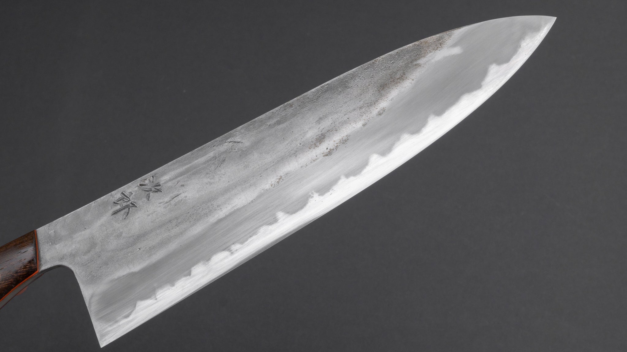 Premium Jiro Tsuchime Yo Gyuto 210mm Japanese Chef Knife with Tagayasan Handle - Professional Kitchen Tool for Slicing, Dicing & Meat Cutting (#024)