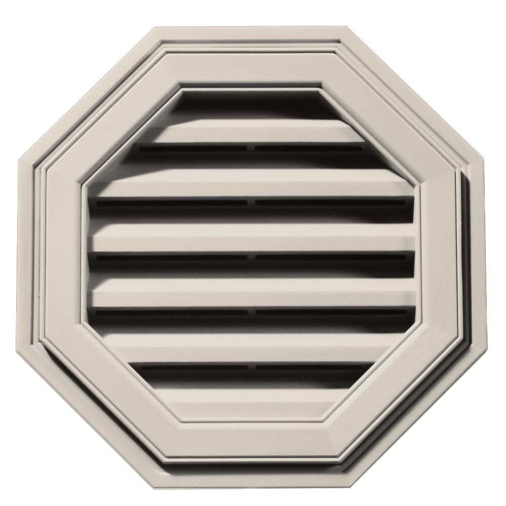 Builders Edge 120011818048 Almond Vent - Durable Roof Ventilation for Home & Commercial Buildings | Perfect for Attic Airflow & Moisture Control