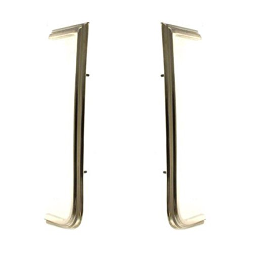 Compatible with 83-88 Chevy C/K-Series Truck Front Grille Trim - Chrome Left & Right Side Set Pair | Perfect for Restoration & Customization Projects
