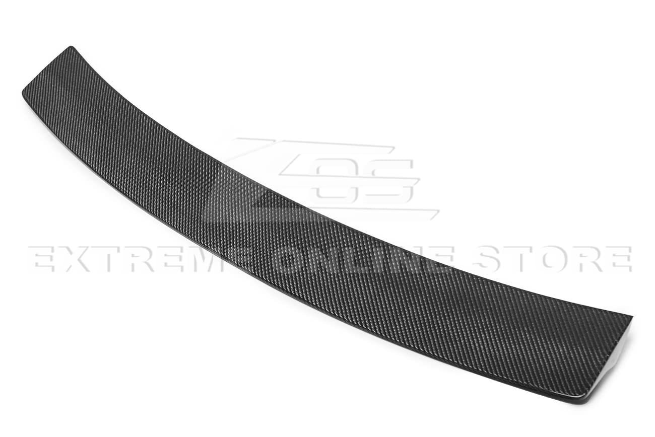 Carbon Fiber Rear Window Roof Spoiler for 2009-2014 Cadillac CTS & CTS-V Sedan - EOS Performance Style Replacement - Enhance Aerodynamics & Sporty Look for Street Racing & Car Shows