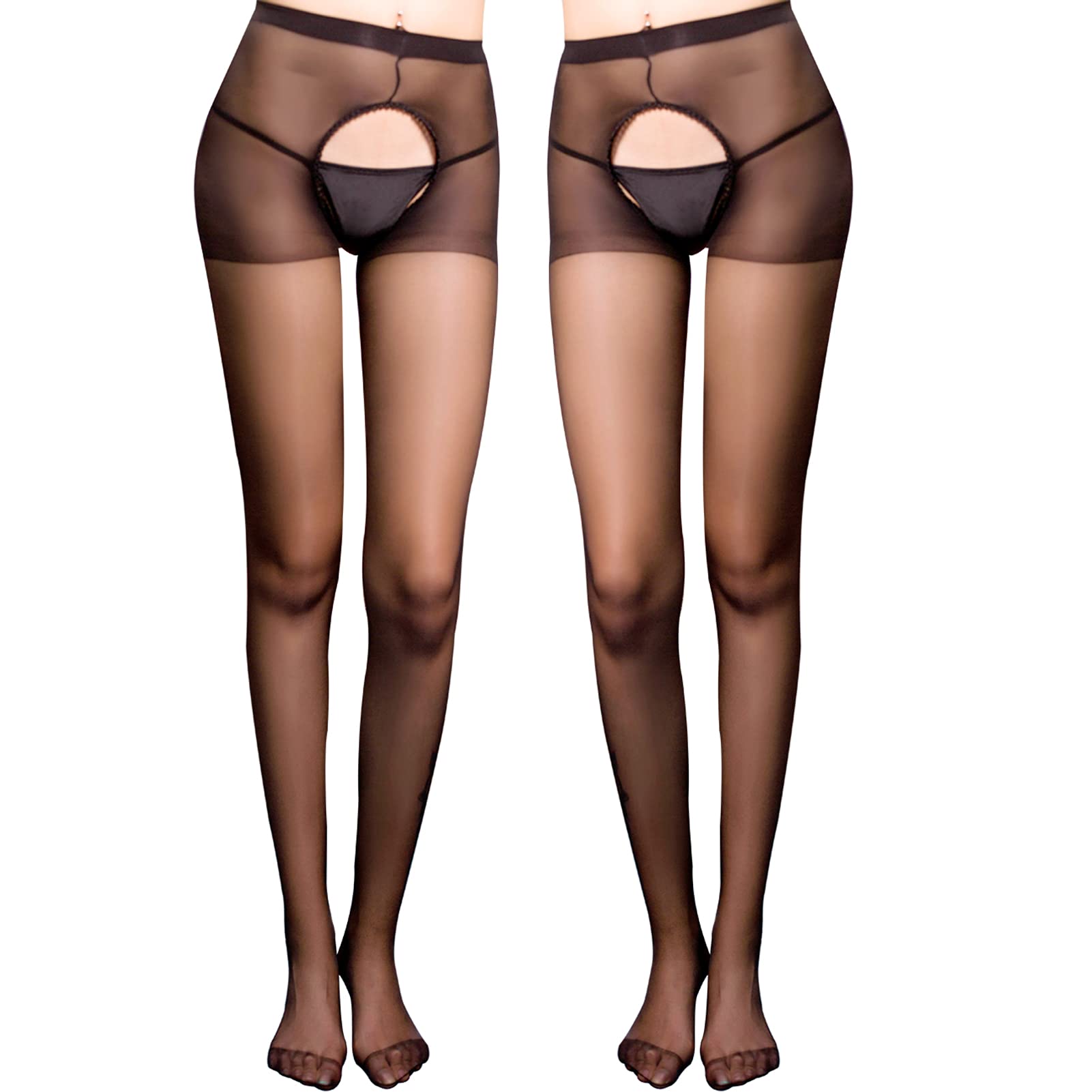 Adove High Waist Pantyhose for Women - Sexy Sheer Hollow Out Stockings with Comfortable Fit | Perfect for Office, Date Night & Special Occasions