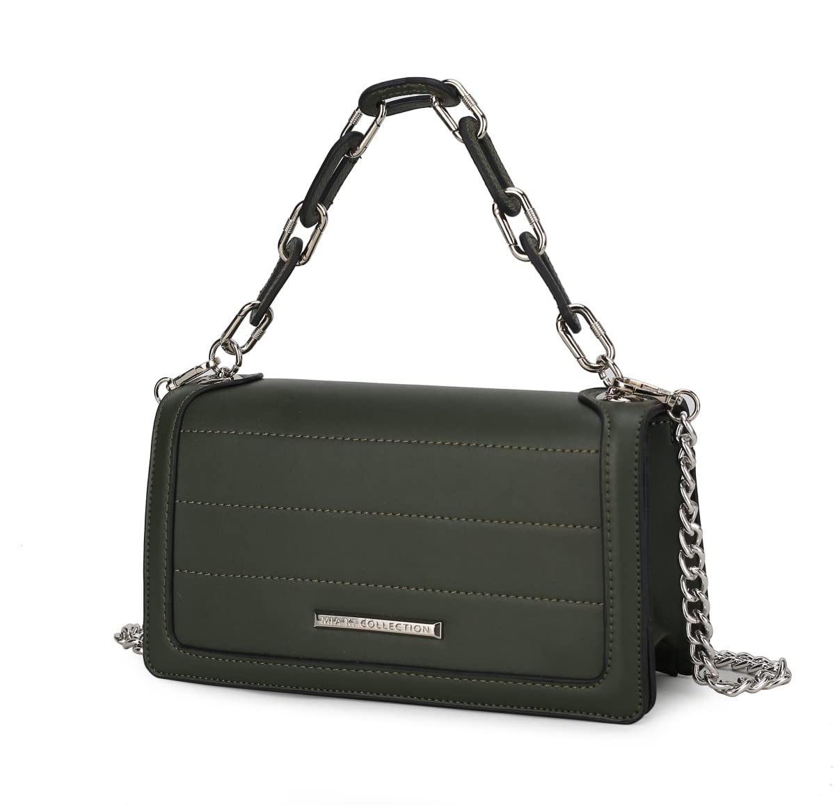 MKF-L132OL Dora Silver Crossbody Bag for Women - Stylish Shoulder Purse for Everyday Use, Travel & Shopping