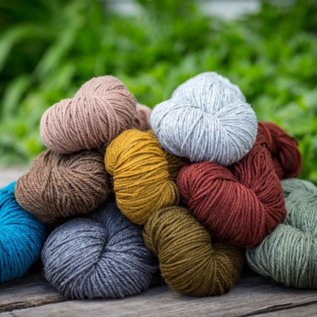 Premium Prairie Spun DK Weight Yarn - 100% Natural Wool, 255 Yards for Knitting & Crocheting | Perfect for Sweaters, Scarves, and Cozy Winter Accessories