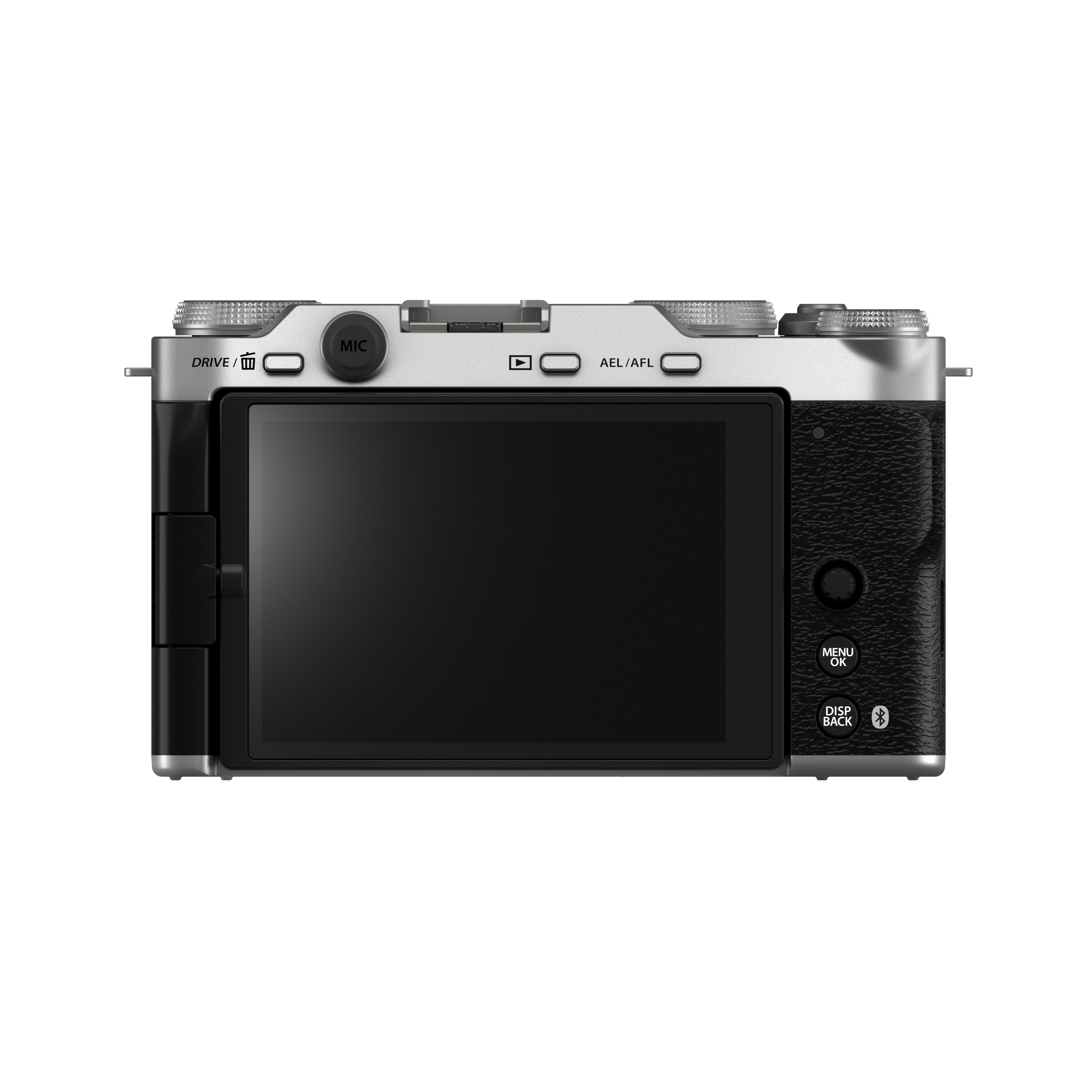 FUJIFILM X-M5 Mirrorless Digital Camera with 15-45mm f/3.5-5.6 OIS Lens Kit (Silver) - Perfect for Travel Photography, Vlogging & Street Shooting