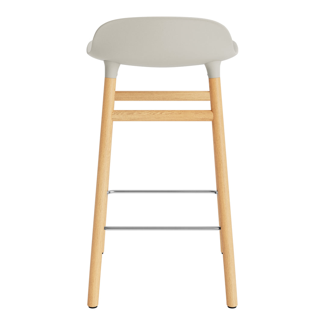 Modern Wooden Counter Stool with Sturdy Wood Legs - Perfect for Kitchen Islands, Bars, and Breakfast Nooks