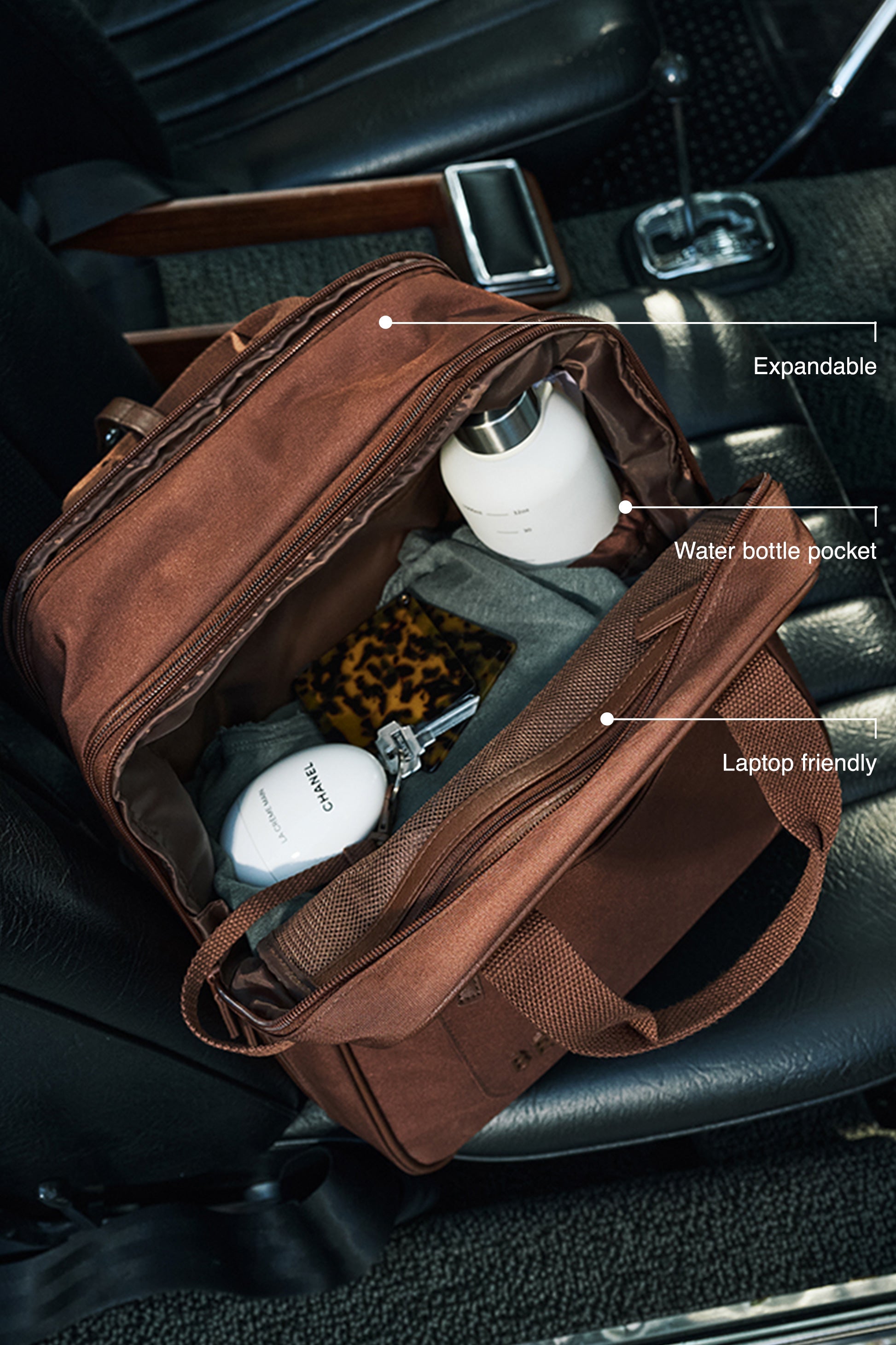 Expandable Travel Backpack - Durable Maple Design for Hiking, Camping & Daily Commute | Lightweight & Water-Resistant