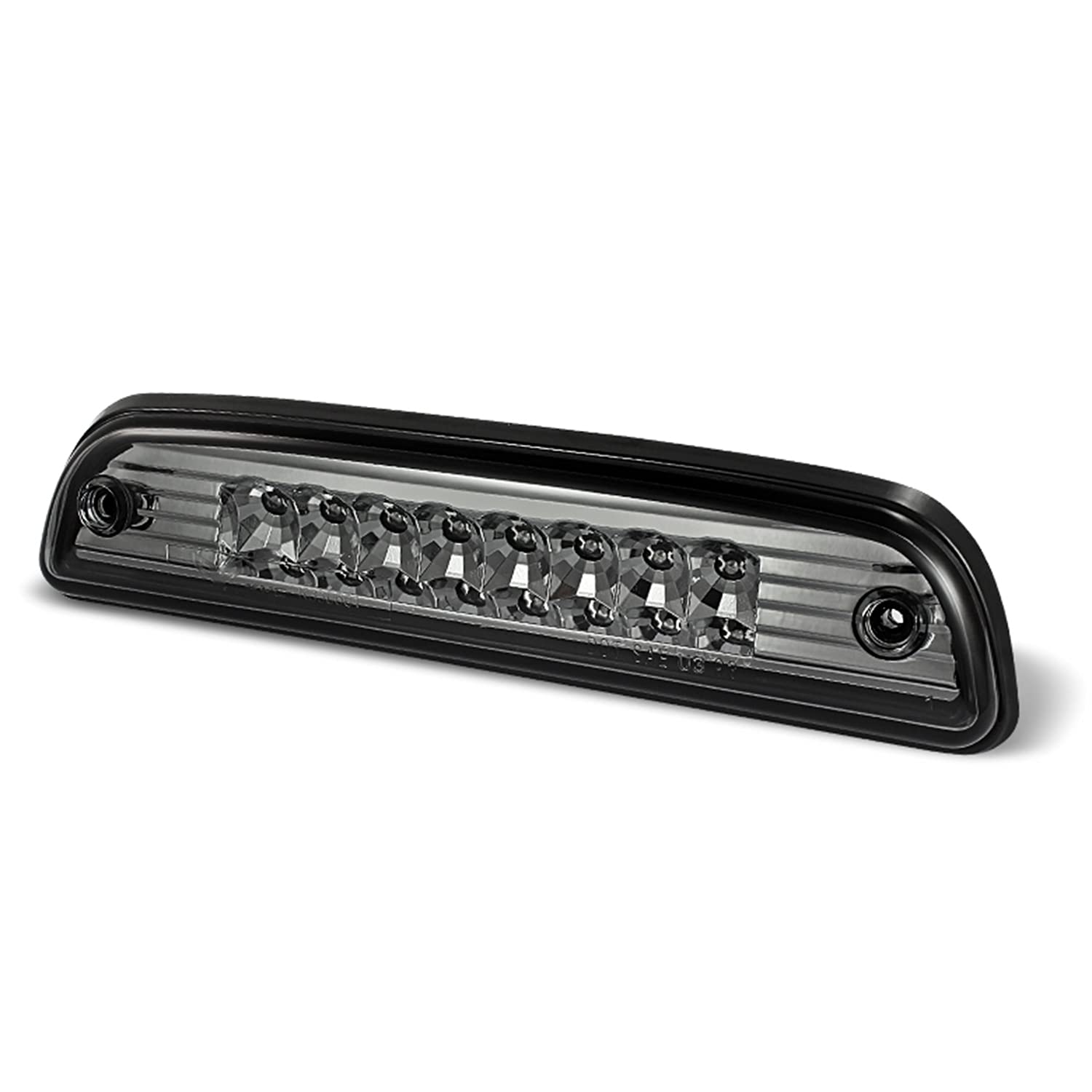AKKON Smoked LED Tail Lights Pair + 3rd Brake Light Set for 2001-2004 Toyota Tacoma - Left & Right Replacement - Enhances Night Visibility & Style for Off-Roading & Daily Driving
