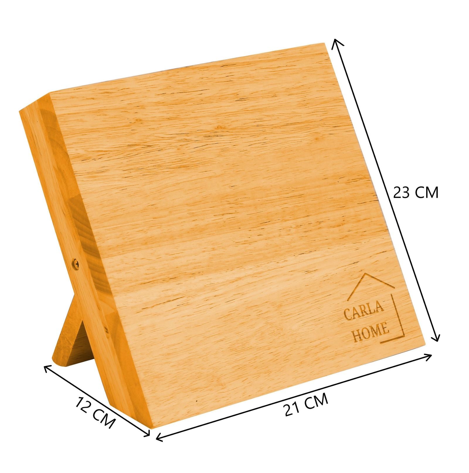 Premium Natural Bamboo Magnetic Knife Holder - Strong Magnetic Knife Block for Kitchen Organization | Perfect for Countertop Storage & Knife Display in Modern Kitchens