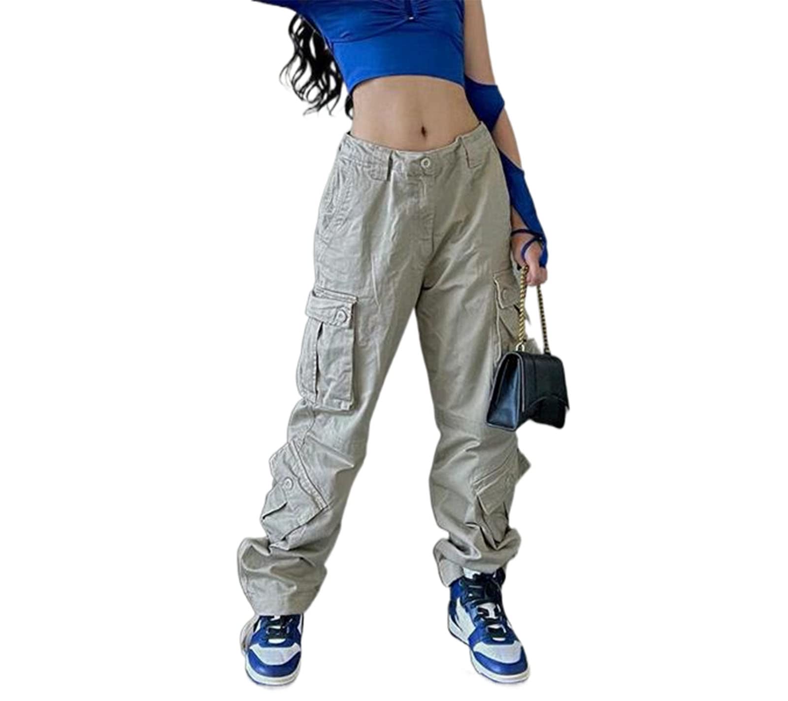 Women's High Waist Baggy Jeans - Casual Straight Wide Leg Boyfriend Denim Pants for Y2K Streetwear & Indie Fashion | Perfect for Everyday Wear, Parties, and Urban Outfits