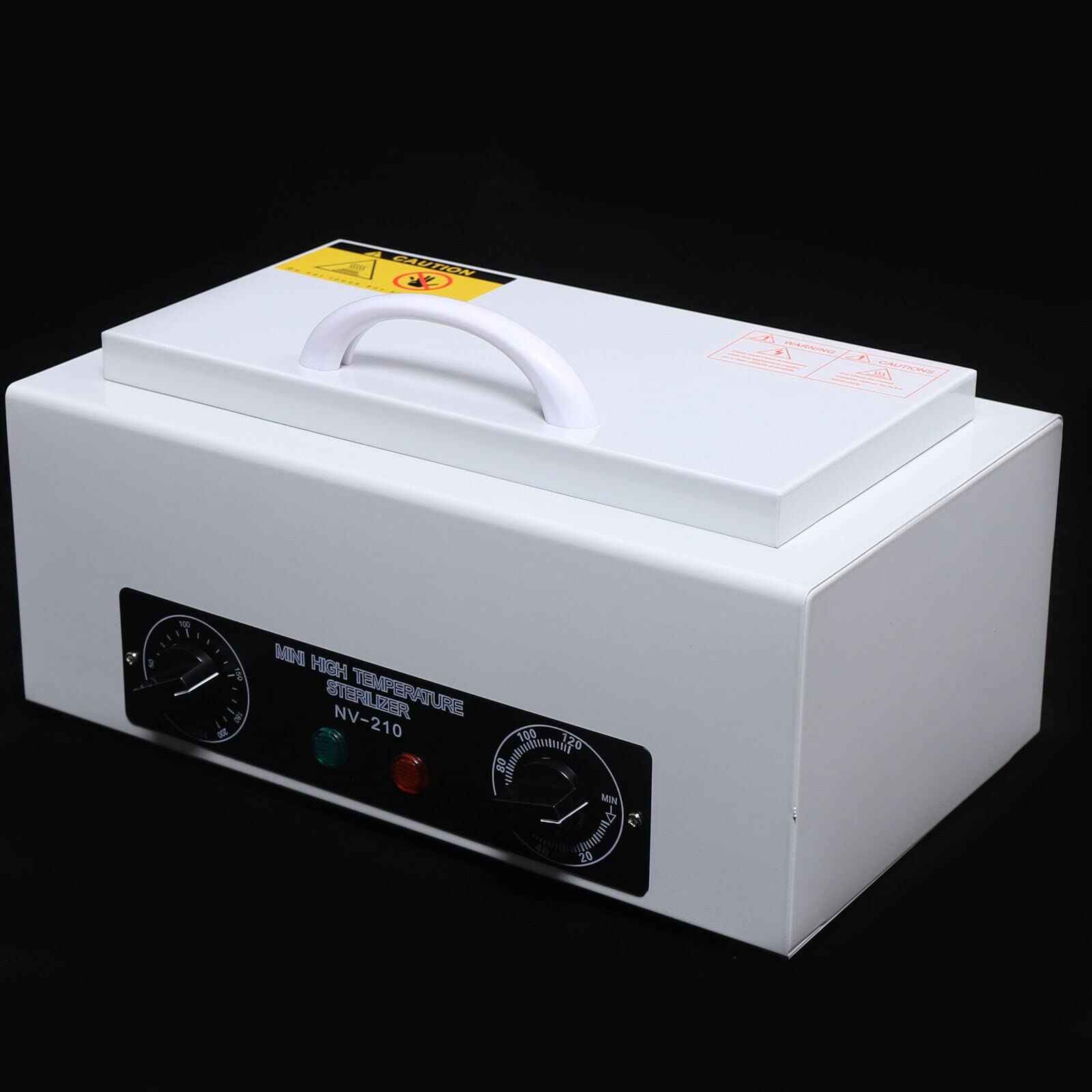 1.5L Dry Heat Sterilizer Cabinet - 300W High Temperature Sterilizer Box with Adjustable 120-Min Timer (110V) | Professional Salon Equipment for Nail Tools, Spa & Pedicure Instruments | Perfect for Sanitizing Beauty Tools in Salons, Spas & Home Use
