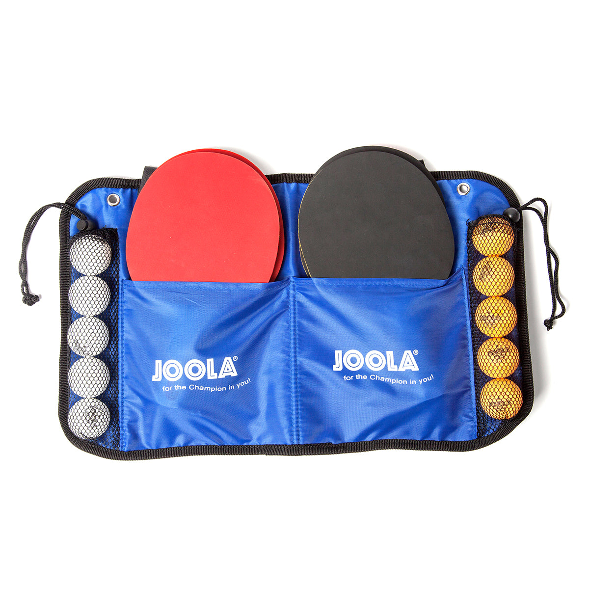 JOOLA Premium Table Tennis Paddles & Balls Set - 4 Player Family Ping Pong Kit for Indoor/Outdoor Fun, Tournaments & Backyard Games