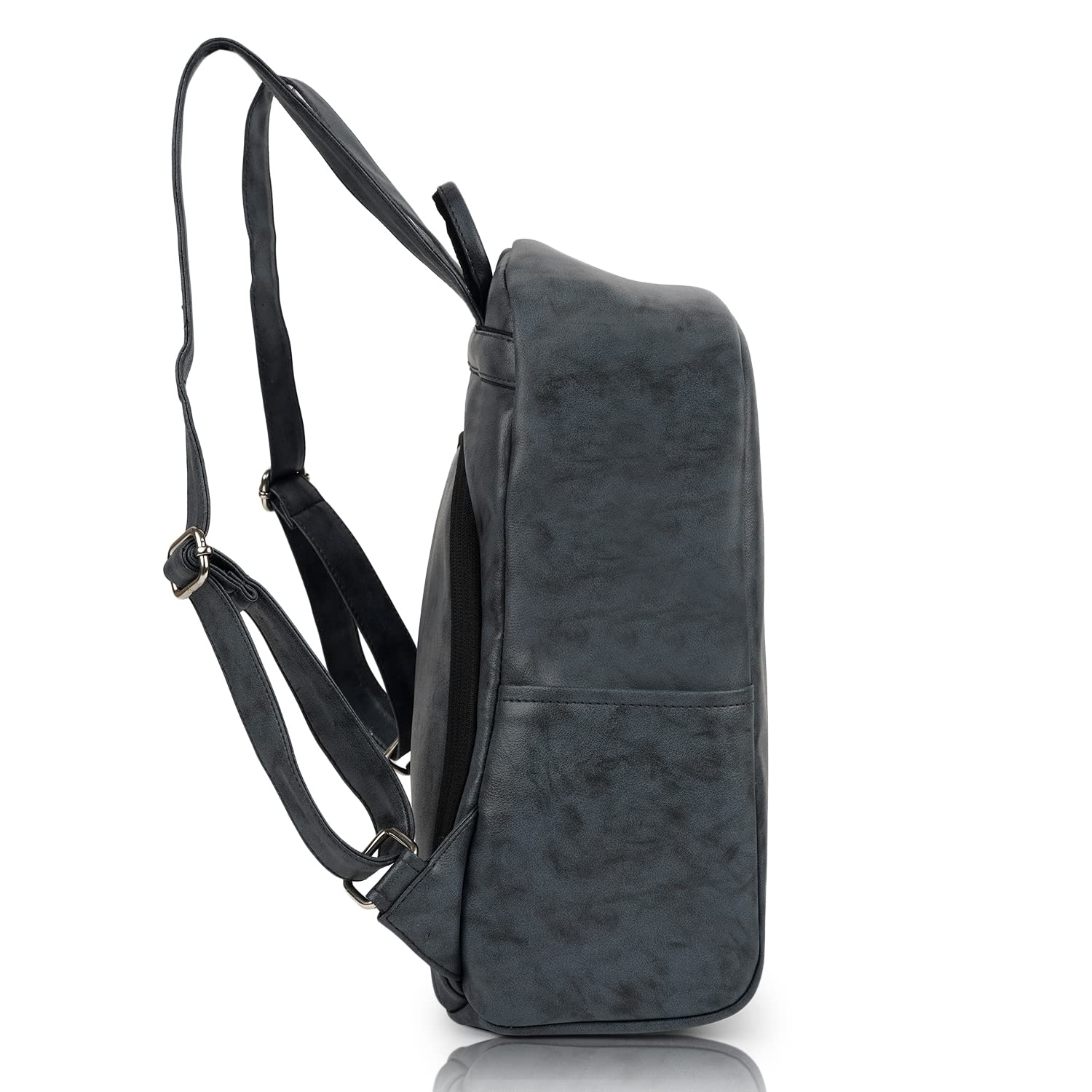 Stylish PU Leather 17L Women's Backpack - Lightweight Travel Laptop Bag for School, College & Office - Perfect for Day Trips, Commuting & Work