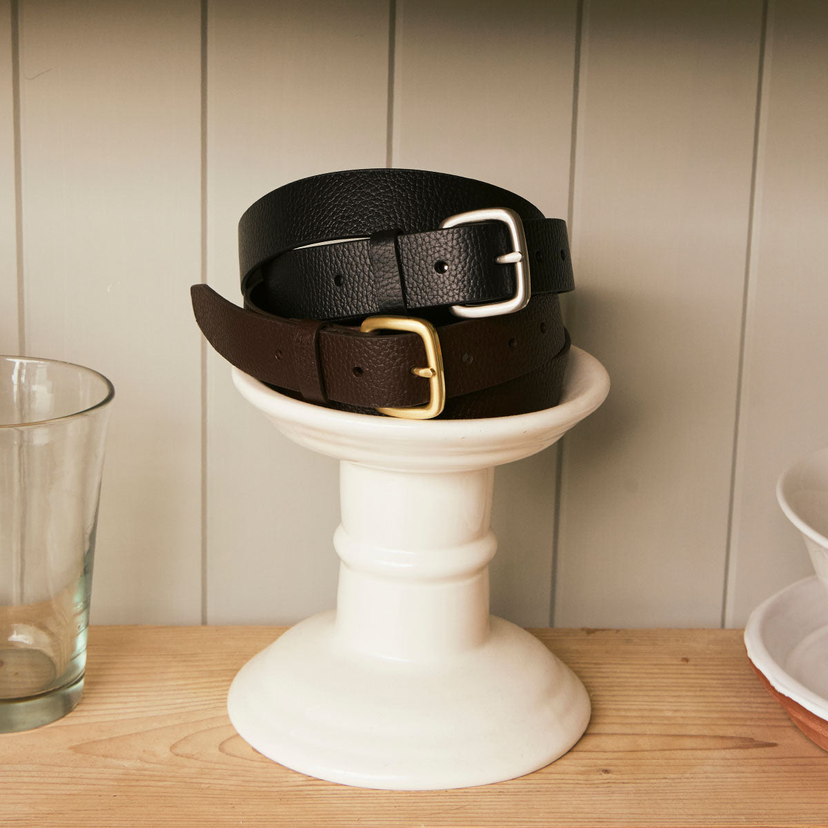 Ease Up Belt - Adjustable & Stylish Black/Silver Waist Belt for Men & Women | Perfect for Work, Travel & Everyday Comfort
